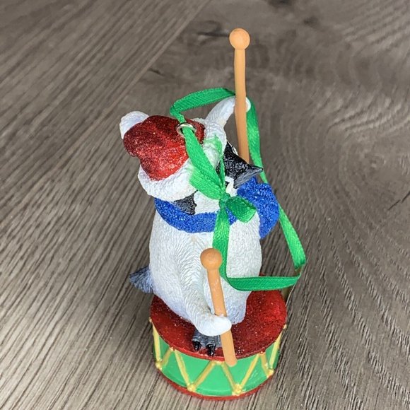 Danbury Mint The Baby Animal Ornaments Penguin W/ Drum & Drumsticks - Picture 4 of 8